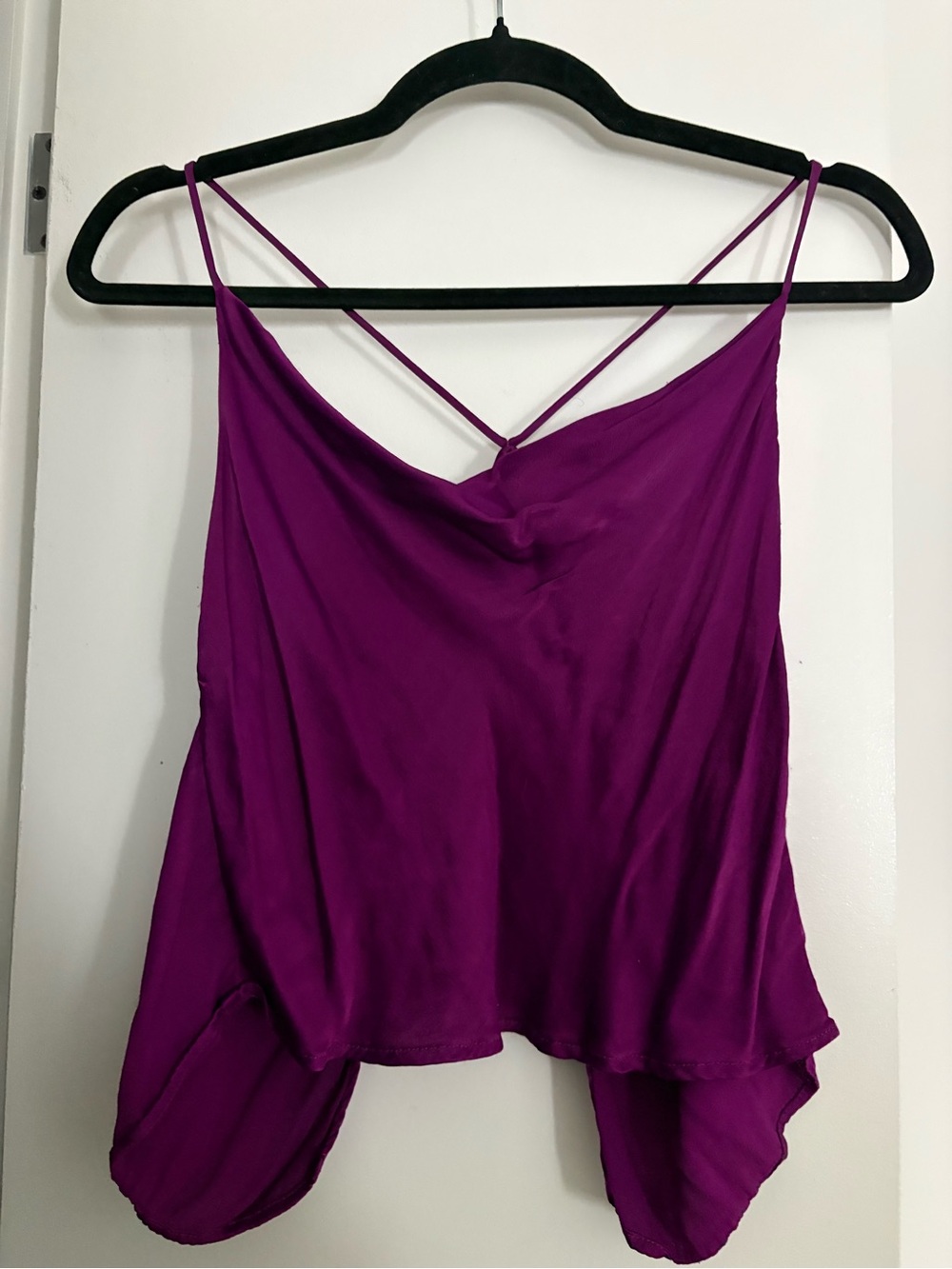 Zara Purple Strappy Women's Tank Top
